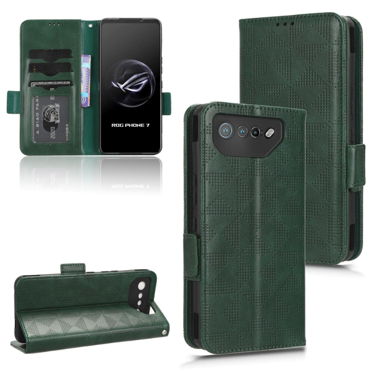 Symmetrical Triangle Pattern Leather Phone Case