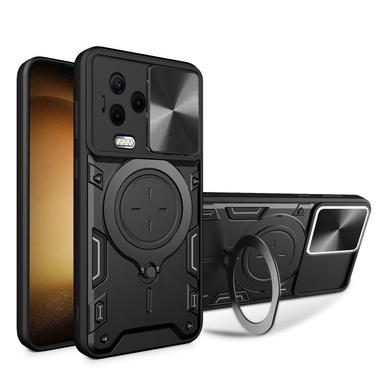 CD Texture Sliding Camshield Magnetic Holder Phone Case — view 44