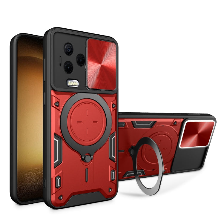 CD Texture Sliding Camshield Magnetic Holder Phone Case — view 45