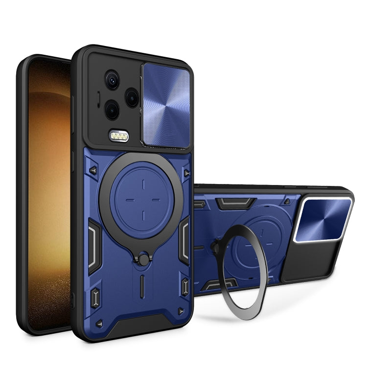CD Texture Sliding Camshield Magnetic Holder Phone Case — view 46