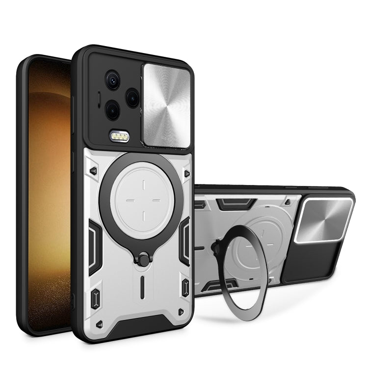 CD Texture Sliding Camshield Magnetic Holder Phone Case — view 47