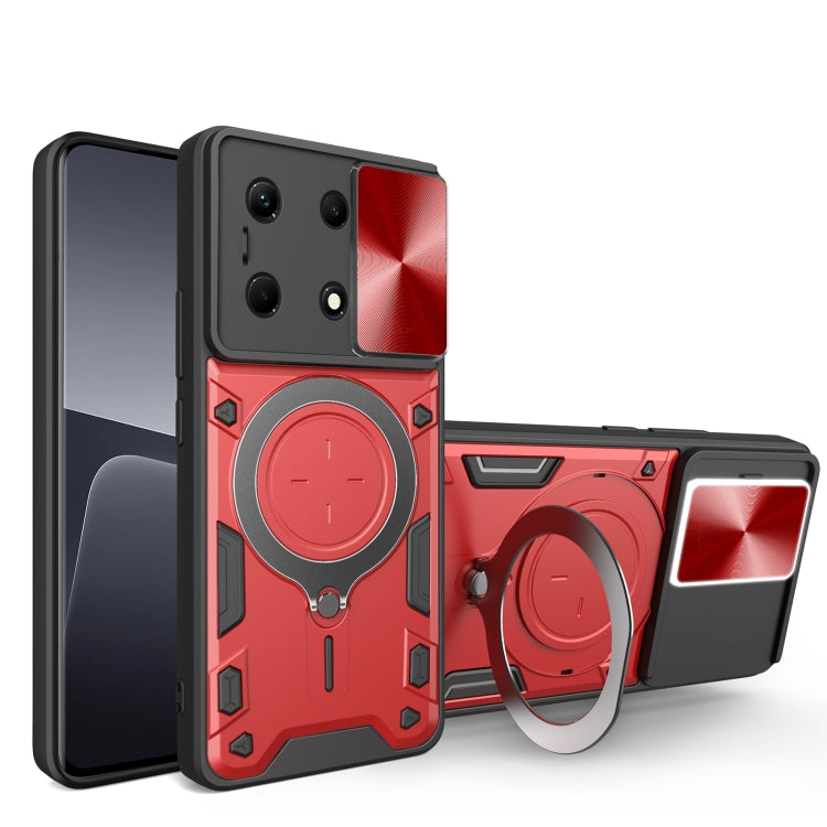 CD Texture Sliding Camshield Magnetic Holder Phone Case — view 27