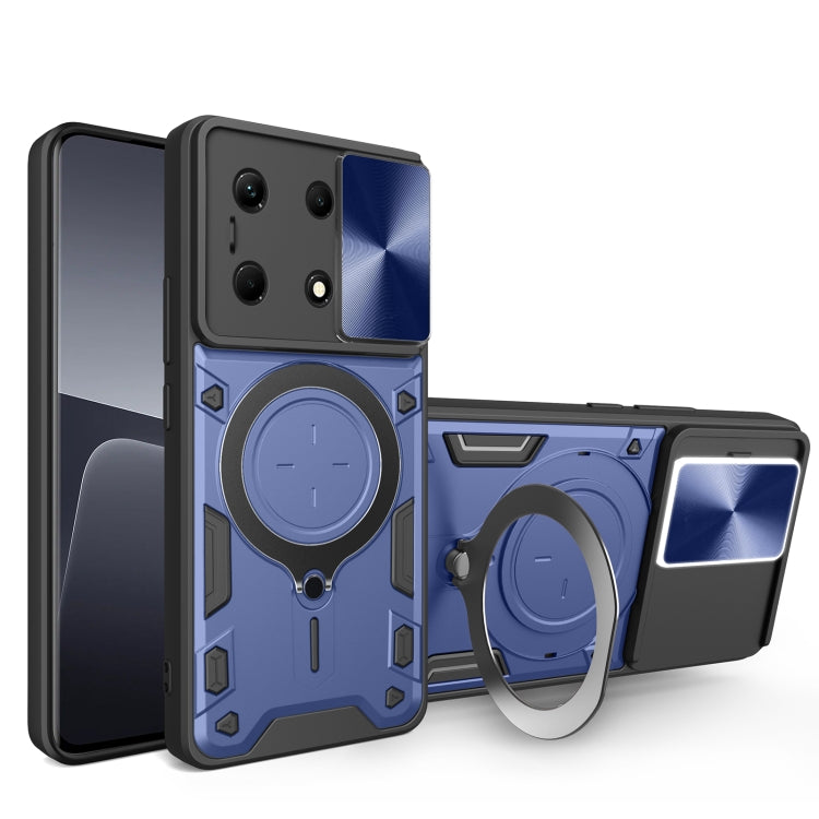CD Texture Sliding Camshield Magnetic Holder Phone Case — view 28