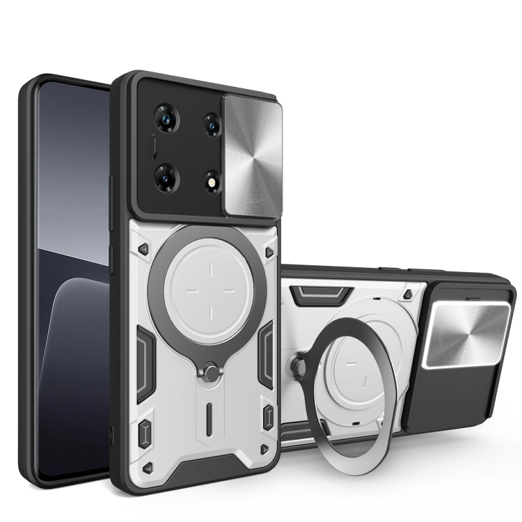 CD Texture Sliding Camshield Magnetic Holder Phone Case — view 35