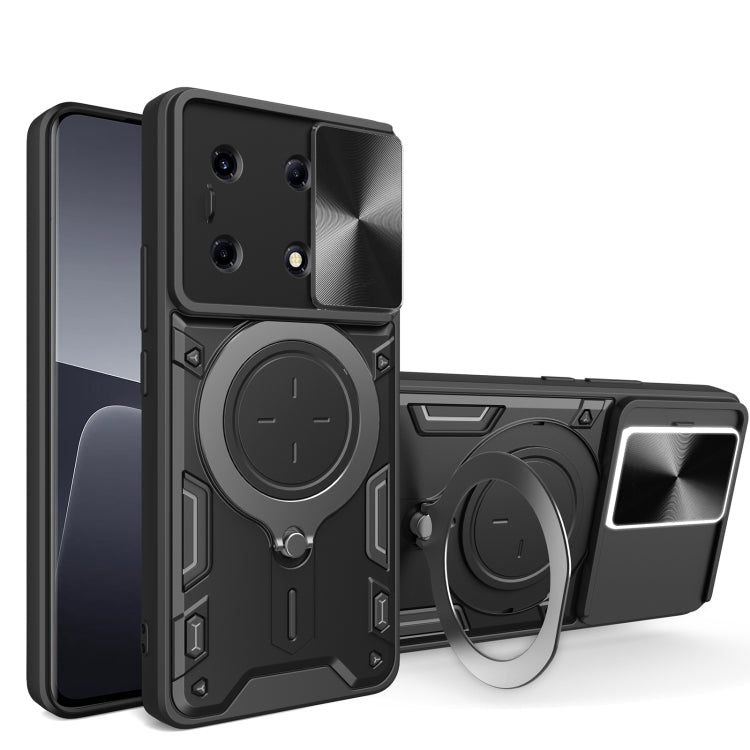 CD Texture Sliding Camshield Magnetic Holder Phone Case — view 38