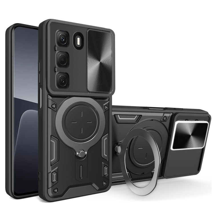 CD Texture Sliding Camshield Magnetic Holder Phone Case — view 56