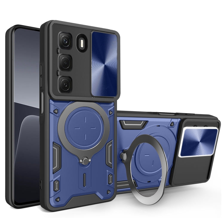 CD Texture Sliding Camshield Magnetic Holder Phone Case — view 58