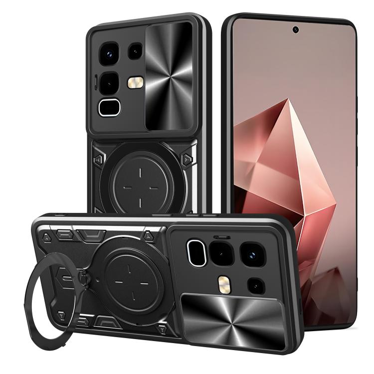 CD Texture Sliding Camshield Magnetic Holder Phone Case — view 44