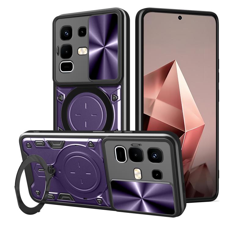 CD Texture Sliding Camshield Magnetic Holder Phone Case — view 48