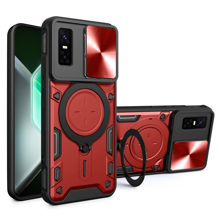 CD Texture Sliding Camshield Magnetic Holder Phone Case — view 34