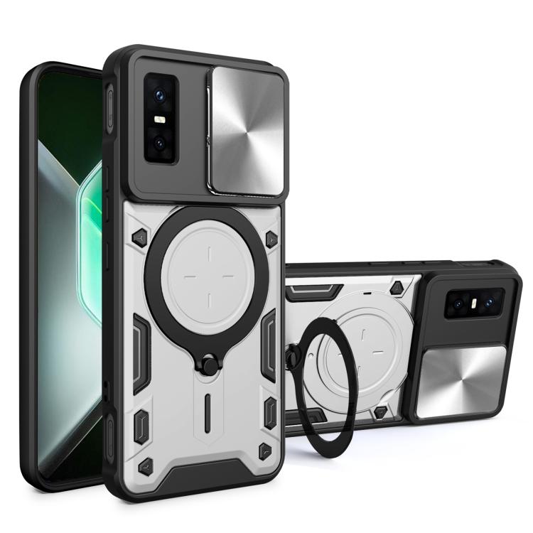 CD Texture Sliding Camshield Magnetic Holder Phone Case — view 36