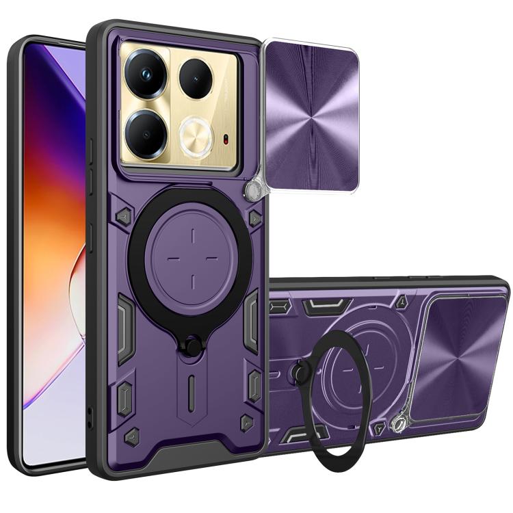CD Texture Sliding Camshield Magnetic Holder Phone Case — view 66