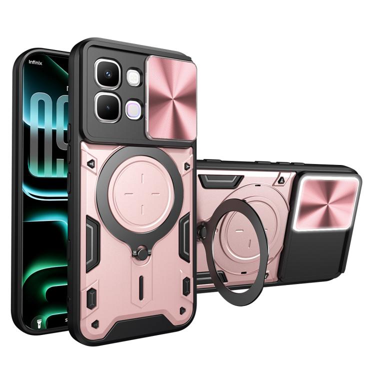 CD Texture Sliding Camshield Magnetic Holder Phone Case — view 26