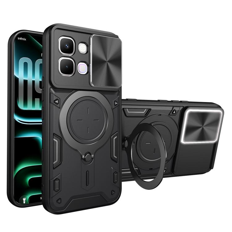 CD Texture Sliding Camshield Magnetic Holder Phone Case — view 27