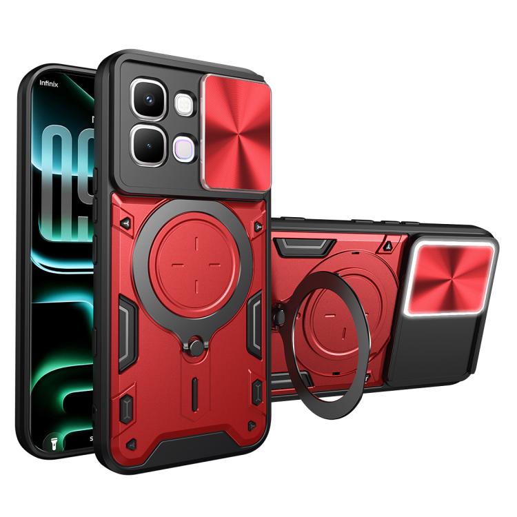 CD Texture Sliding Camshield Magnetic Holder Phone Case — view 28