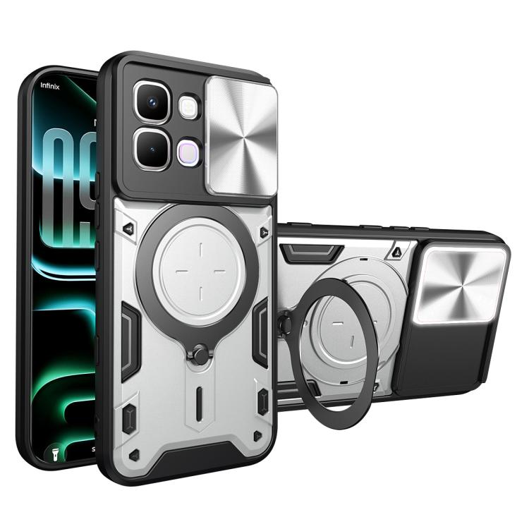 CD Texture Sliding Camshield Magnetic Holder Phone Case — view 30