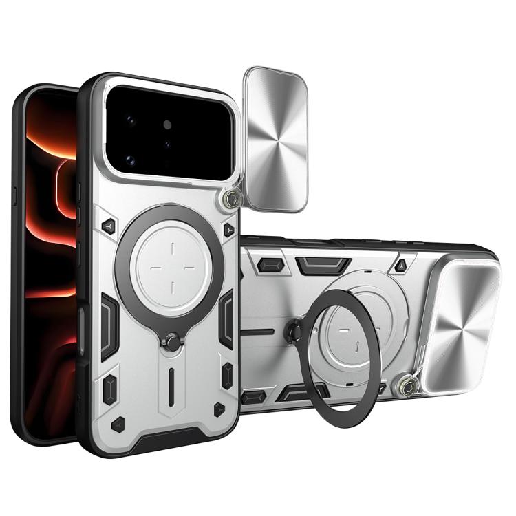 CD Texture Sliding Camshield Magnetic Holder Phone Case — view 18