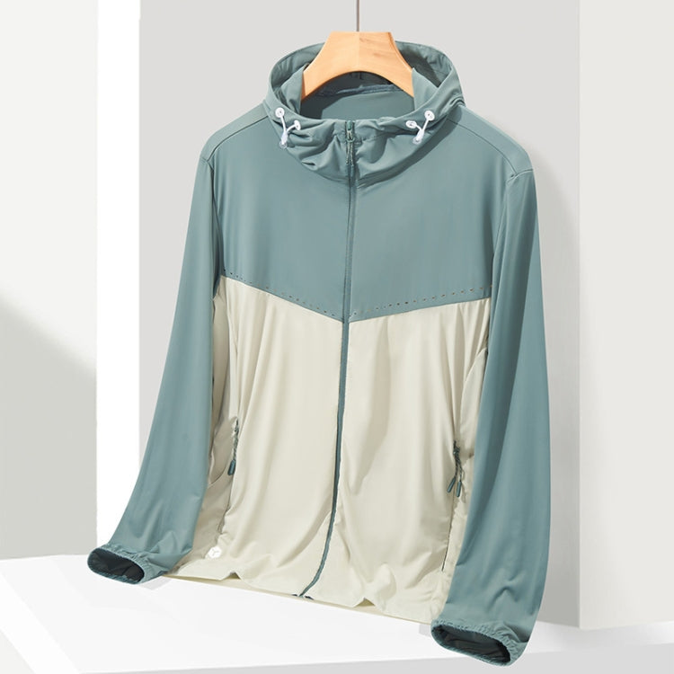 UPF40+ Men and Women Summer High Elasticity Ice Silk Sunscreen Clothing Sports Coat — view 15