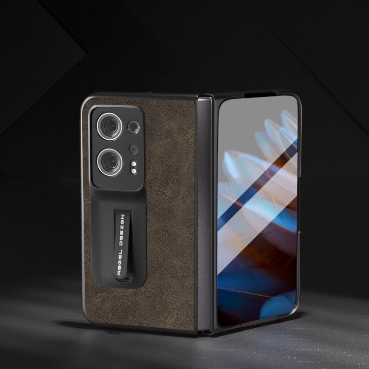 Integrated Dream Litchi Texture PU Phone Case with Holder, For Xiaomi Mix Fold 2