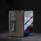 Integrated Dream Litchi Texture PU Phone Case with Holder, For Xiaomi Mix Fold 2