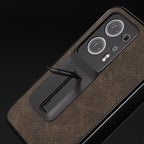 Integrated Dream Litchi Texture PU Phone Case with Holder, For Xiaomi Mix Fold 2