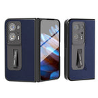 Integrated Black Edge Genuine Leather Mino Phone Case with Holder