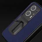 Integrated Black Edge Genuine Leather Mino Phone Case with Holder