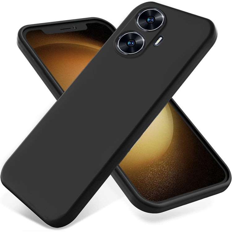 Solid Color Liquid Silicone Dropproof Full Coverage Phone Case