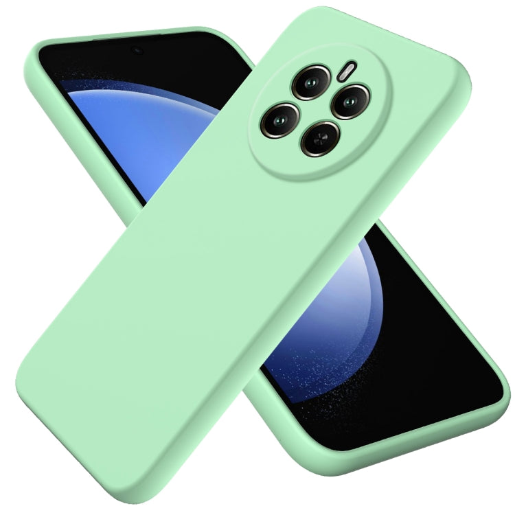 Solid Color Liquid Silicone Dropproof Full Coverage Phone Case