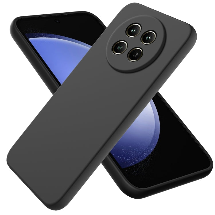 Solid Color Liquid Silicone Dropproof Full Coverage Phone Case