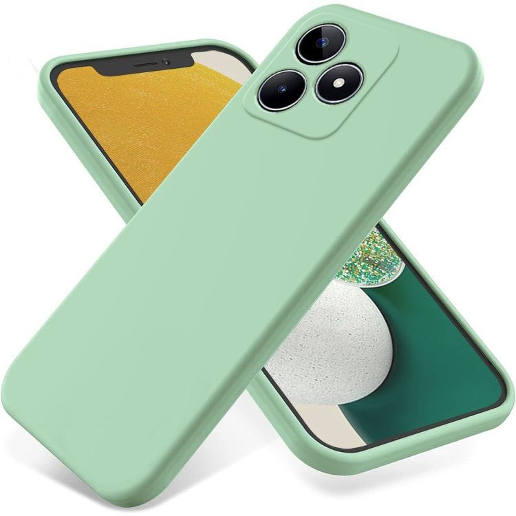 Solid Color Liquid Silicone Dropproof Full Coverage Phone Case