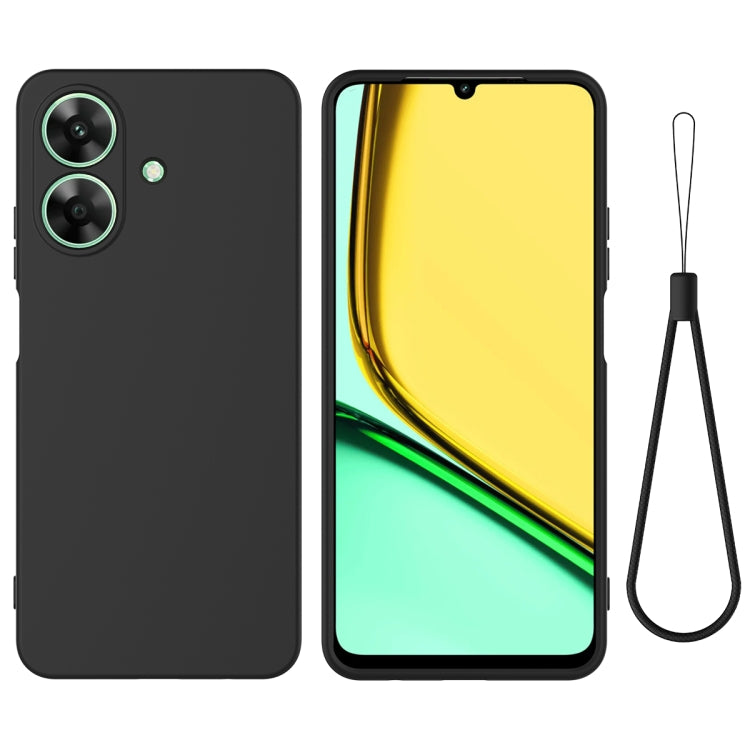 Solid Color Liquid Silicone Dropproof Full Coverage Phone Case