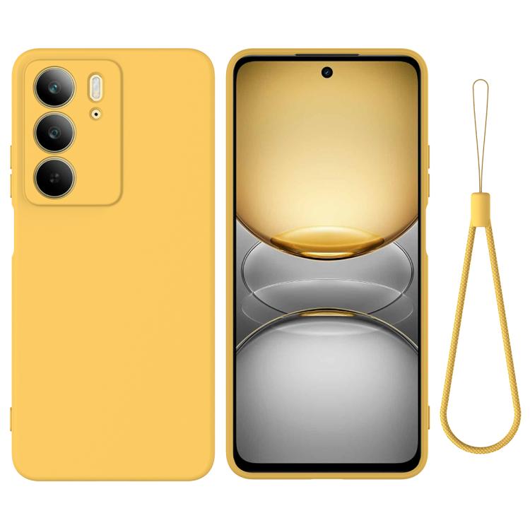 Solid Color Liquid Silicone Dropproof Full Coverage Phone Case