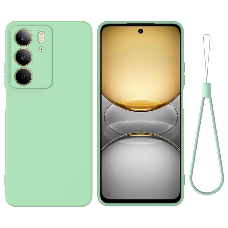 Solid Color Liquid Silicone Dropproof Full Coverage Phone Case