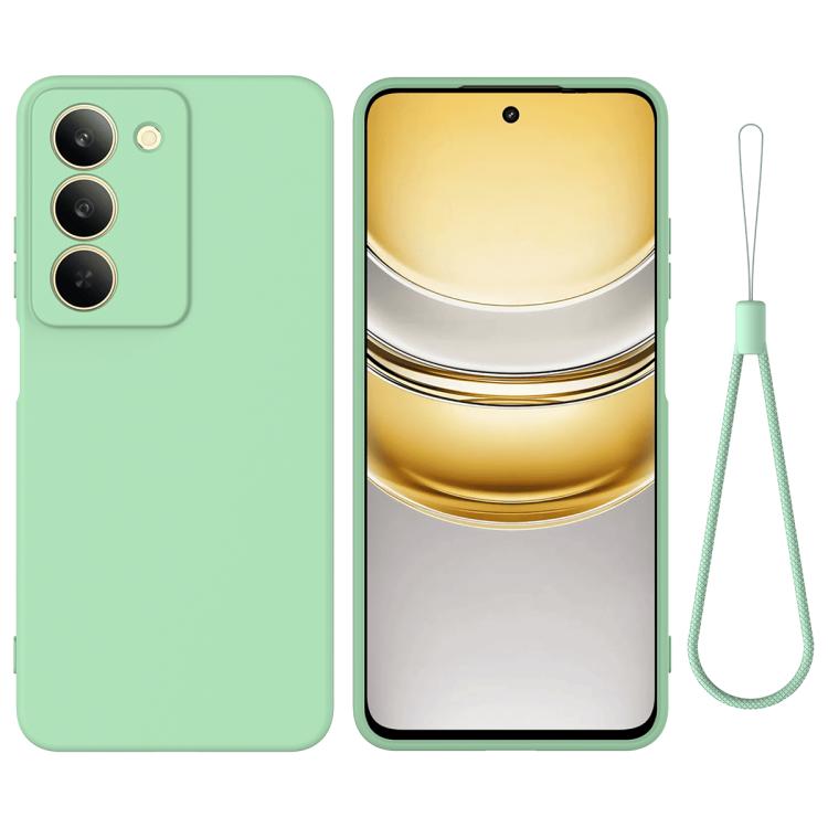 Solid Color Liquid Silicone Dropproof Full Coverage Phone Case