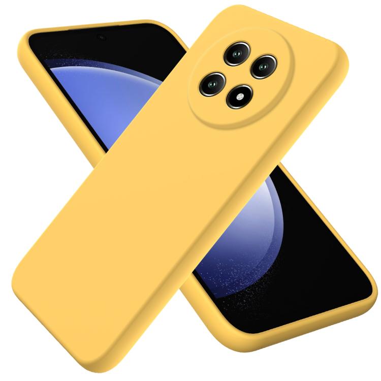 Solid Color Liquid Silicone Dropproof Full Coverage Phone Case