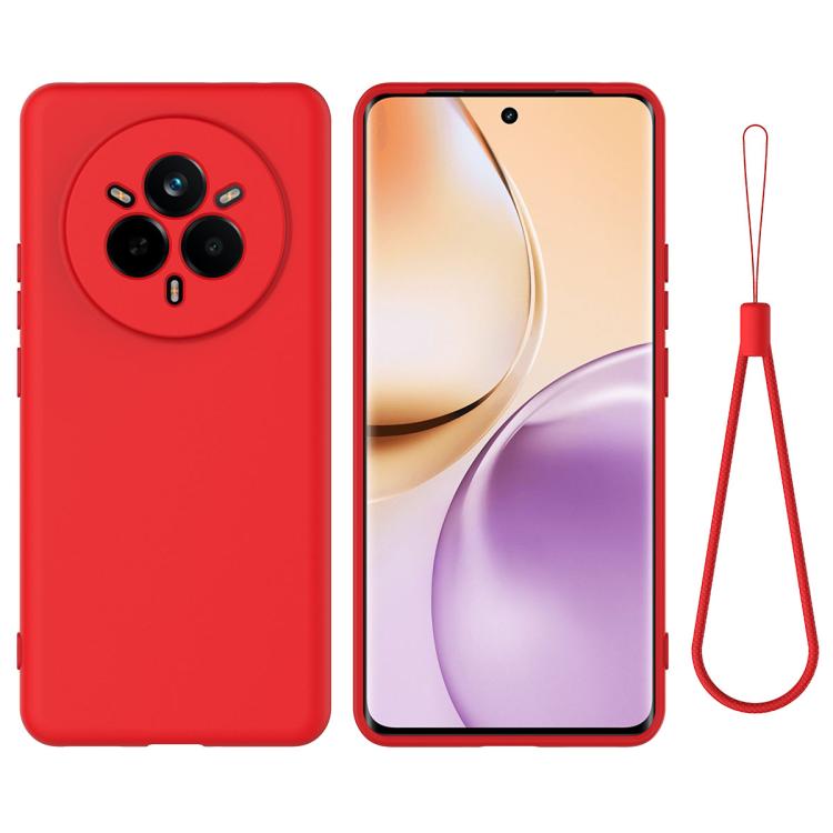 Solid Color Liquid Silicone Dropproof Full Coverage Phone Case