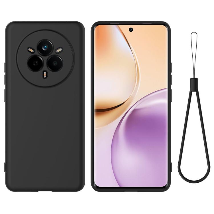 Solid Color Liquid Silicone Dropproof Full Coverage Phone Case