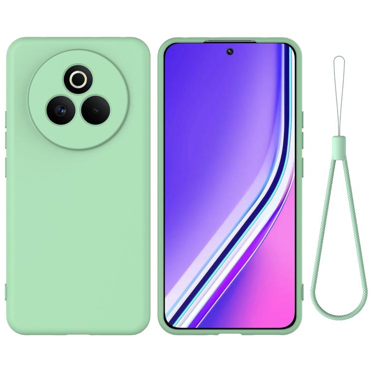 Solid Color Liquid Silicone Dropproof Full Coverage Phone Case