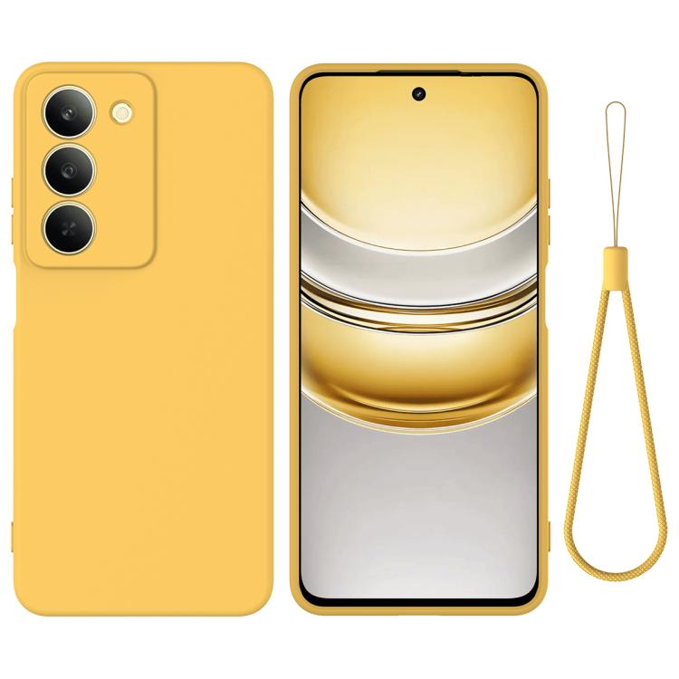 Solid Color Liquid Silicone Dropproof Full Coverage Phone Case