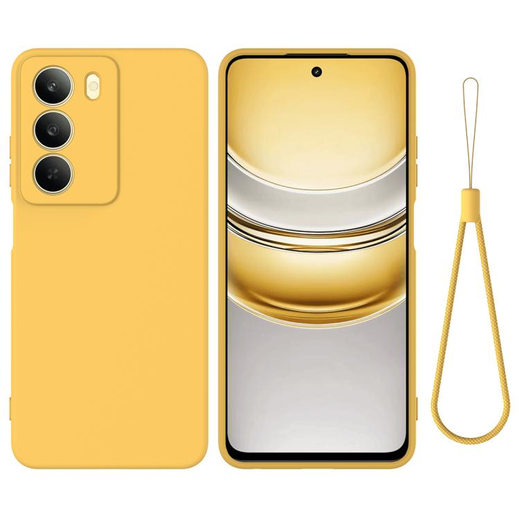 Solid Color Liquid Silicone Dropproof Full Coverage Phone Case
