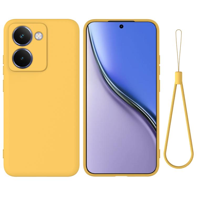 Solid Color Liquid Silicone Dropproof Full Coverage Phone Case