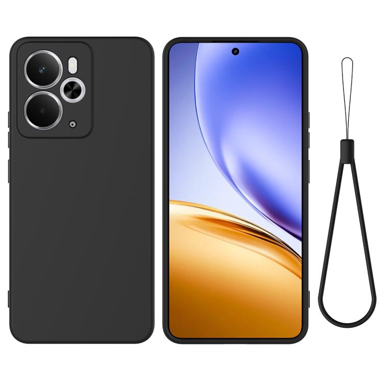 Solid Color Liquid Silicone Dropproof Full Coverage Phone Case