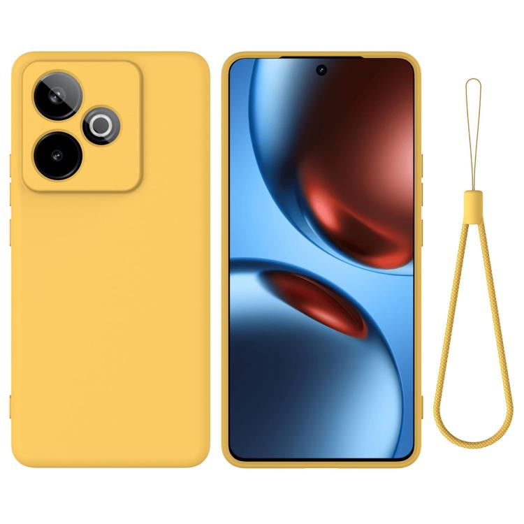 Solid Color Liquid Silicone Dropproof Full Coverage Phone Case