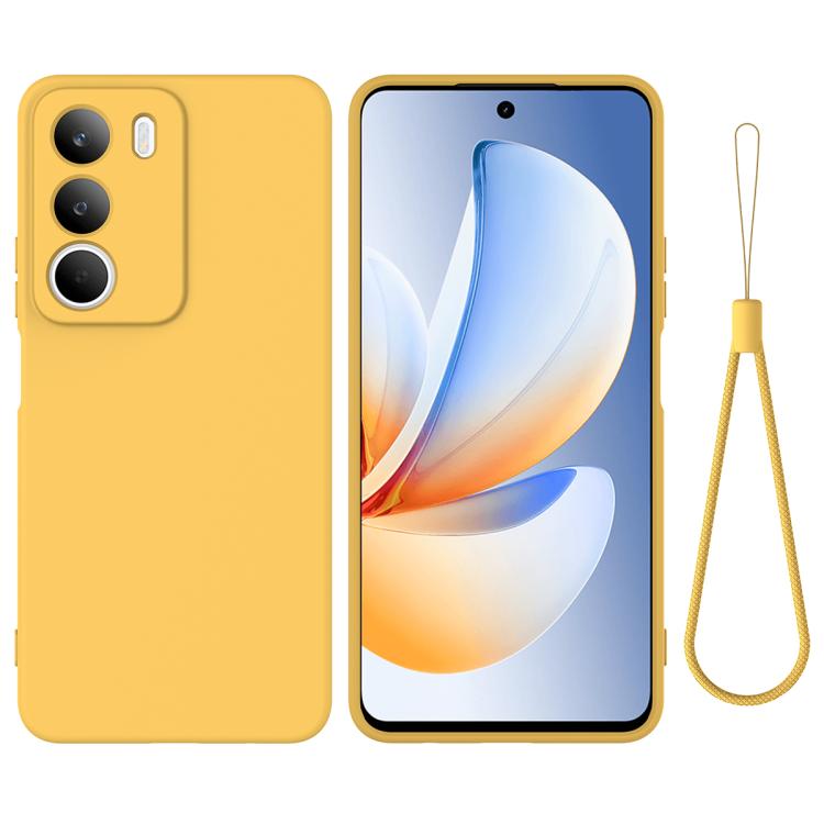 Solid Color Liquid Silicone Dropproof Full Coverage Phone Case