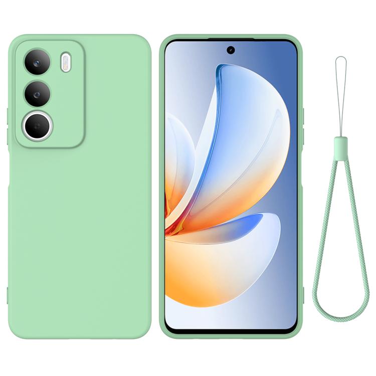 Solid Color Liquid Silicone Dropproof Full Coverage Phone Case