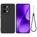 Solid Color Liquid Silicone Dropproof Full Coverage Phone Case