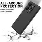 Solid Color Liquid Silicone Dropproof Full Coverage Phone Case — For Realme C75 5G / C73 5G