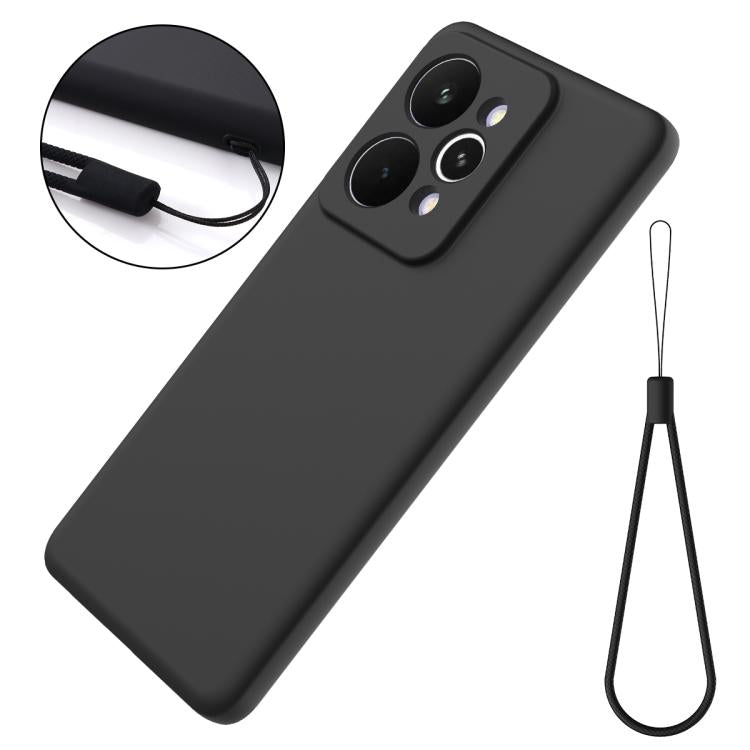 Solid Color Liquid Silicone Dropproof Full Coverage Phone Case — For Realme 14 / 14T 5G