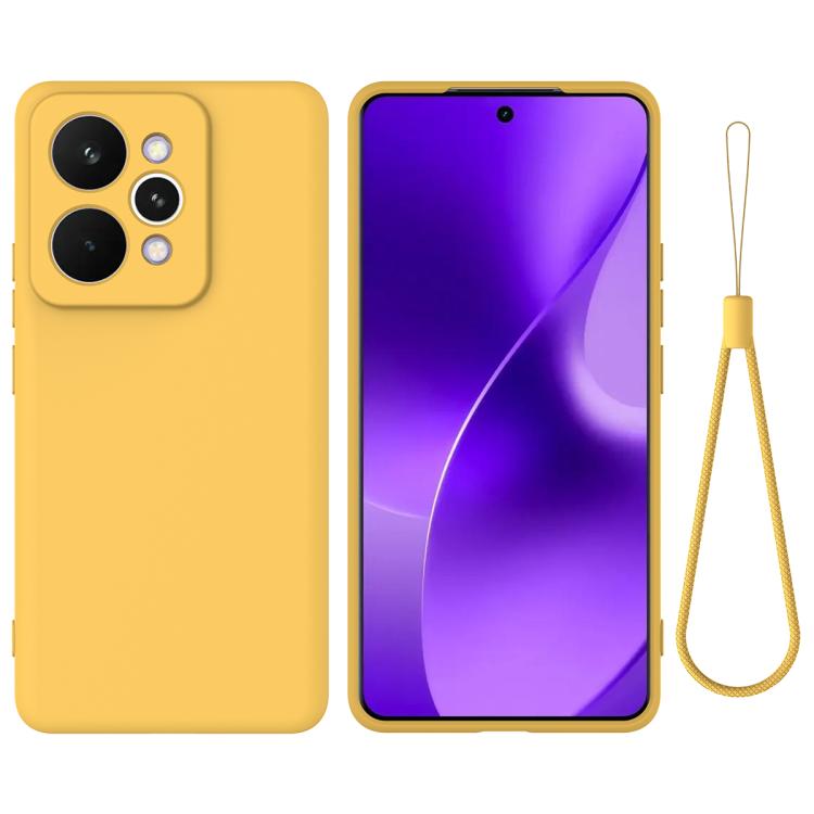 Solid Color Liquid Silicone Dropproof Full Coverage Phone Case